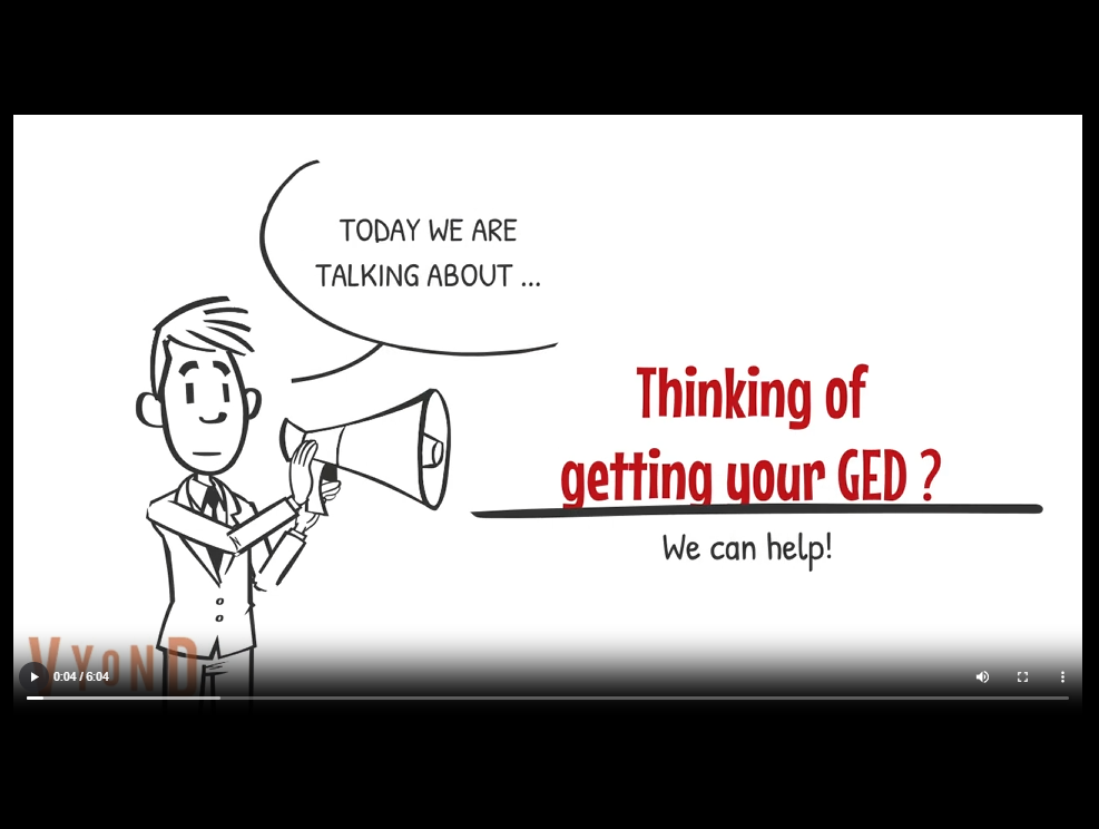 GED program video thumbnail